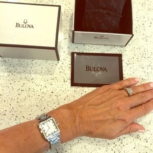 ^^^^SOLD****BULOVA DIAMOND WATCH